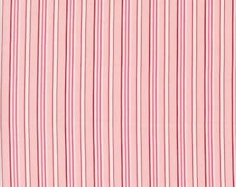 Moda A Very Sweet Christmas Stripe Pink (3066 12) 1/2-YD Increments