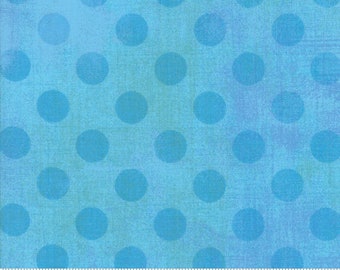 Moda Grunge Hits The Spot Sky (30149 26) 1/2 Yard Increments