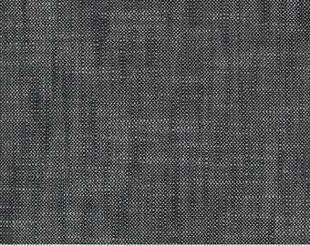 Moda Wovens Boro Slub Canvas Dark Indigo (12560 38) 1/2 Yard Increments