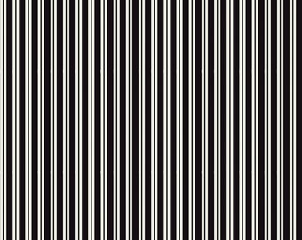 Riley Blake Designs Spooky Hollow Stripes Black (C10577-BLACK) 1/2 Yard Increments