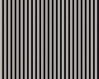 Riley Blake Designs Spooky Hollow Stripes Black (C10577-BLACK) 1/2 Yard Increments