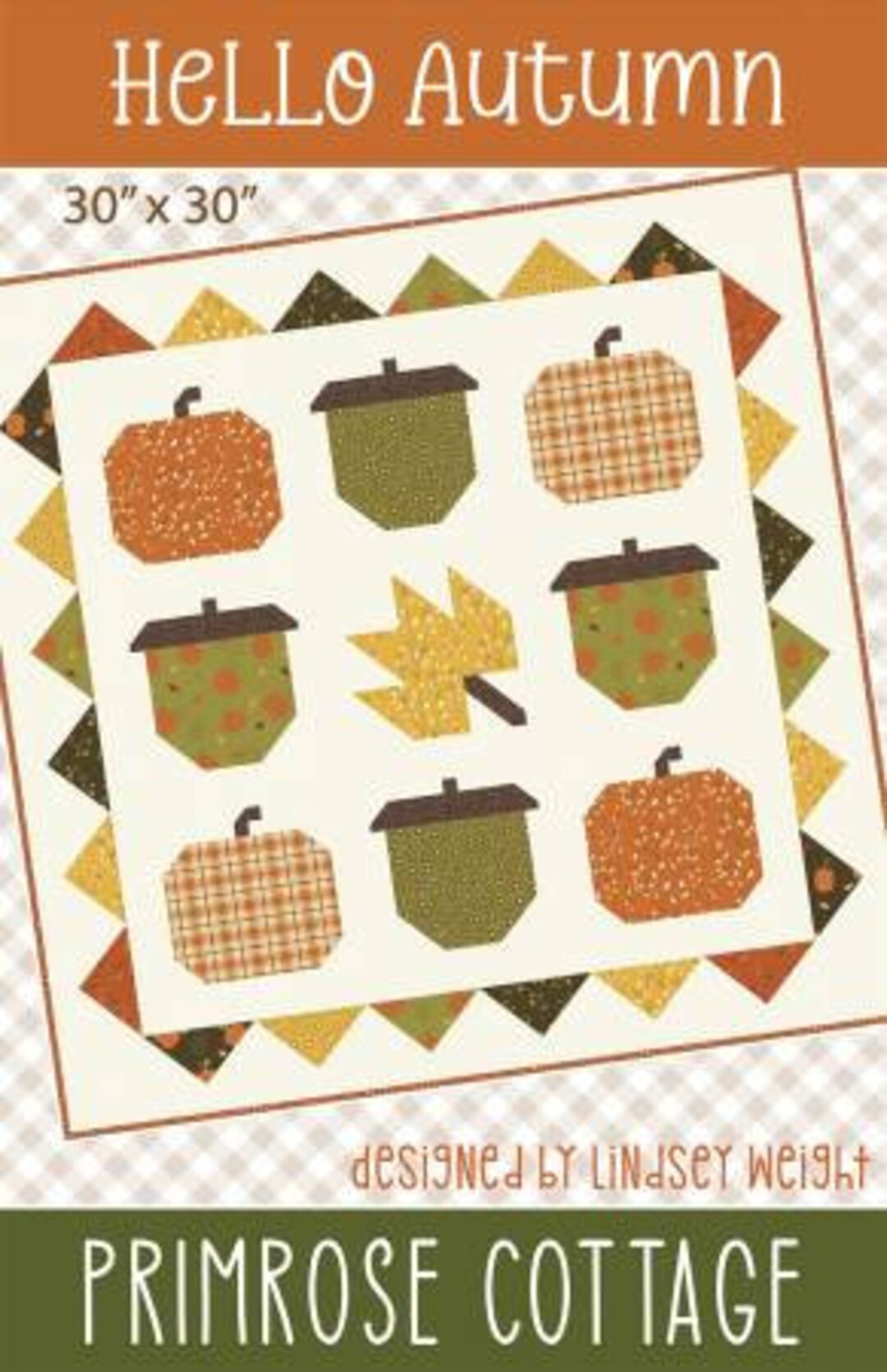 Hello Autumn Quilt Pattern by Primrose Cottagefall Leaves - Etsy