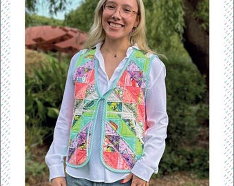 Britney Vest Pattern from Melly & Me