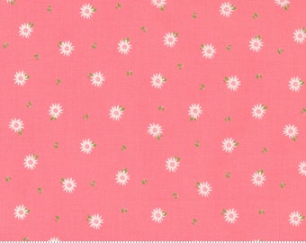 Moda Sincerely Yours Chamomile Flamingo (37614 15) 1/2 Yard Increments