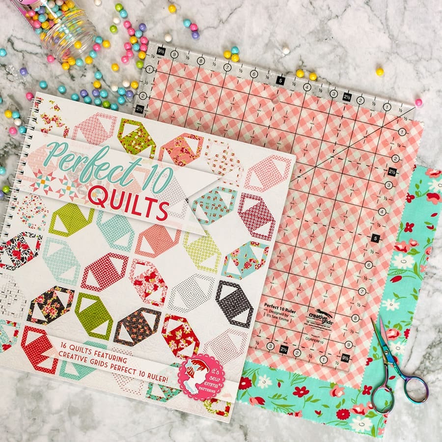 Perfect 10 Quilts Pattern Book * Perfect 10* Creative Grids* ISE926*