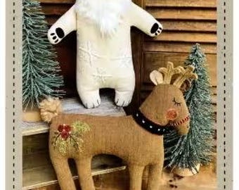 Holiday Friends - Reindeer & Polar Bear Pattern from Heart to Hand