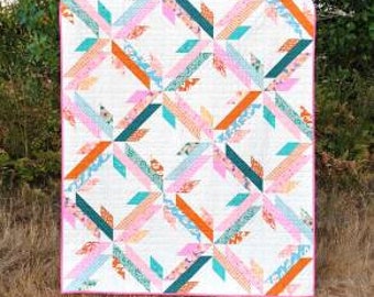 The Carly Quilt Pattern by Kitchen Table Quilting