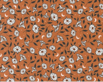 Moda Spellbound Moon Flower Pumpkin (43142 13) 1/2 Yard Increments