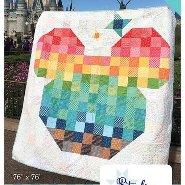Take Me to the Magic Quilt Pattern by Sterling Quilt Co*Mickey Mouse Quilt*Minnie Mouse Quilt*Disneyland Quilt Pattern*Mickey Mouse*Minnie*