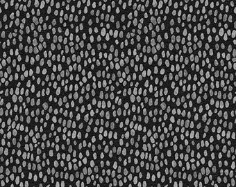 Studio E Tonight We Fly Feather Dots Charcoal (8332-98 Charcoal) 1/2-YD Increments
