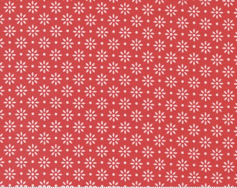 Moda Emma Floret Geranium (37634 13) 1/2-YD Increments
