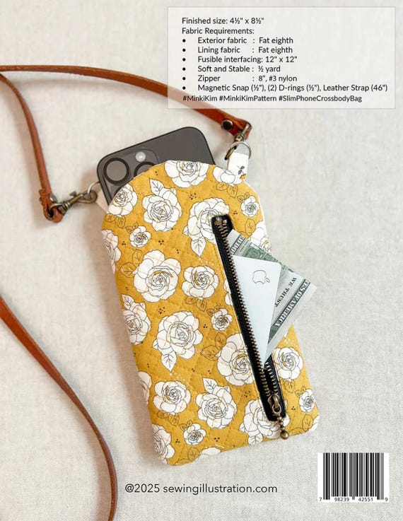 Riu　Enamel quilting phone bag Designs by Juju Ultimate Phone Case Kit