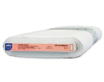 Pellon Shape Flex 60" Fusible Woven (SF101-6010) 1-yard increments*Fusible Woven Interfacing*Woven Interfacing*SF101*Fusible interface*