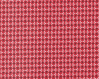 MODA Blizzard Red Snow Angels (55624 24) 1/2-YD Increments