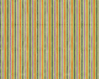 Riley Blake Designs Ghoul Friends Stripes Multi (C16056-MULTI) 1/2-Yard Increments*Halloween Fabric*Whimsical Halloween*Teresa Kogut