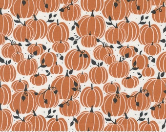 Moda Spellbound Pumpkin Patch Ghost (43141 11) 1/2 Yard Increments*Halloween Fabric*Spellbound Pumpkins*Pumpkin Patch Fabric*Pumpkins*