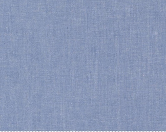 Moda Chambray Medium Blue (12051 15) 1/2-YD Increments