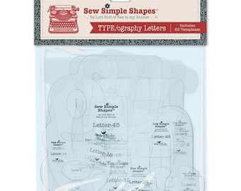 Lori Holt TYPE/ography Letters Sew Simple Shapes by Riley Blake Designs
