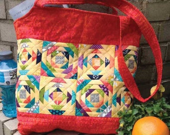 Pineapple Sizzle Tote Pattern by Cut Loose Press