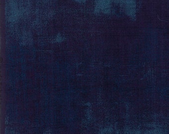 Moda Grunge Basic Nocturne (30150 483) 1/2 Yard Increments