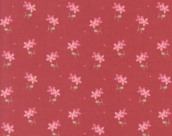 Moda A Very Sweet Christmas Poinsettias Poinsettia (3063 12) 1/2-YD Increments