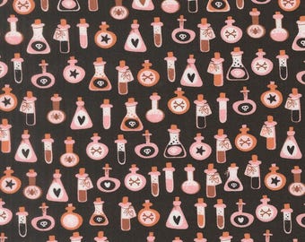 Moda Purrs and Boos Poisons Black Cat (39065 16) 1/2-YD increments