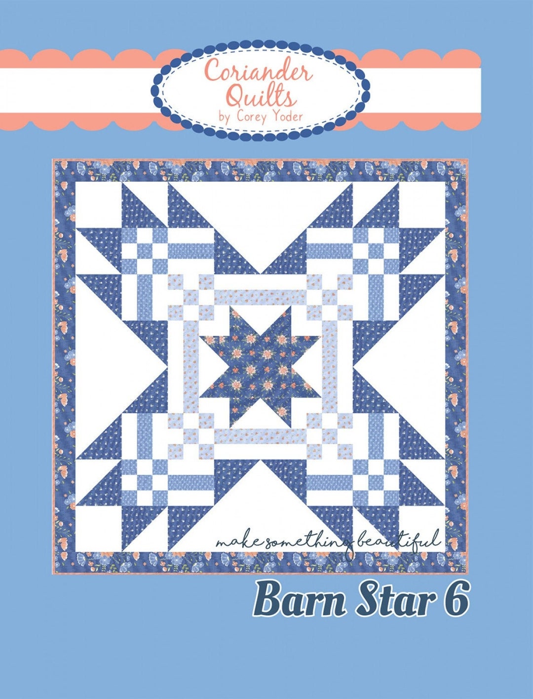 Barn Star 6 Quilt Pattern by Coriander Quiltsbarn Star Quilt
