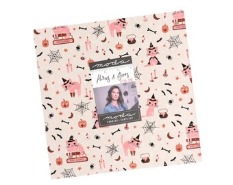 Moda Purrs and Boos Layer Cake (39060LC) Precuts