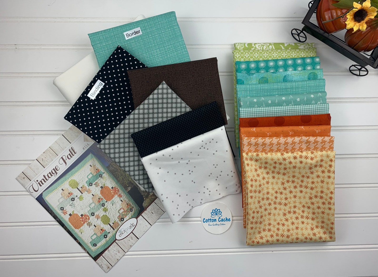 Vintage Fall Quilt KitTruck Quilt KitTruck QuiltFall Truck Etsy