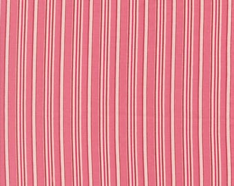 Moda A Very Sweet Christmas Stripe Rose (3066 11) 1/2-YD Increments