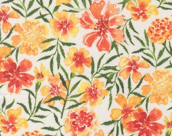 Moda Soulstice Golden Days Coral (39863 11) by Create Joy Project- 1/2-YD Increments