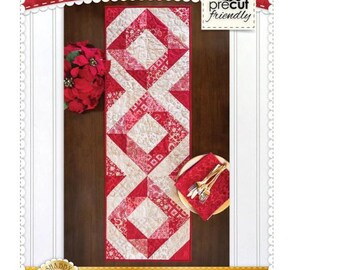 Easy Diamond Table Runner Pattern*Table Runner Pattern*Fleet Street Pattern*Diamond Table Runner*Rainbow Runner*Table Runners*Modern*