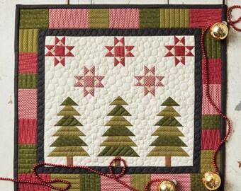 Winter Pines Mini Quilt Pattern*Christmas Placemats*Christmas Pattern*Christmas Mini Quilt*Winter Pines Pattern*Christmas Quilt*Holiday*