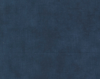 Moda Snowman Gatherings IV Primitive Muslins Night Sky (1040 90) 1/2-YD Increments*Snowman Gatherings*Snowman Gatherings Muslins*Snow Muslin