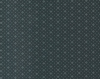 Moda Harvest Moon Midnight Eyelet Dots (20457 68) 1/2 Yard Increments