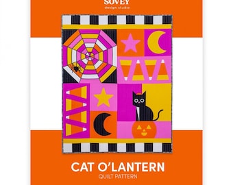 Cat O'Lantern Quilt Pattern by Corrine Sovey