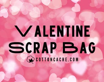 Valentine Fabric Scrap Bag
