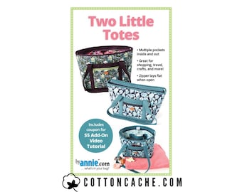 Two Little Totes Pattern by Annie