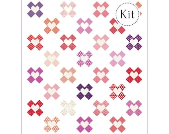 Cross My Heart Quilt Kit