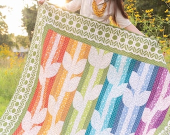 Field of Joy Quilt Pattern by Rachel Rossi Design