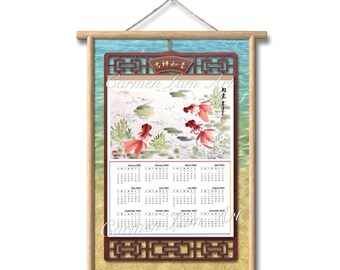 Wall Scroll Calendar (500+ Results) | Etsy