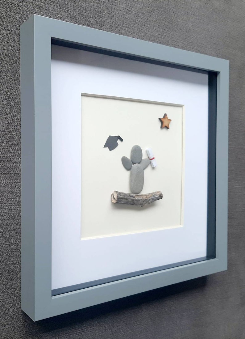 Pebble Art. Graduation Pebble Art. Graduation Gift. Framed - Etsy UK