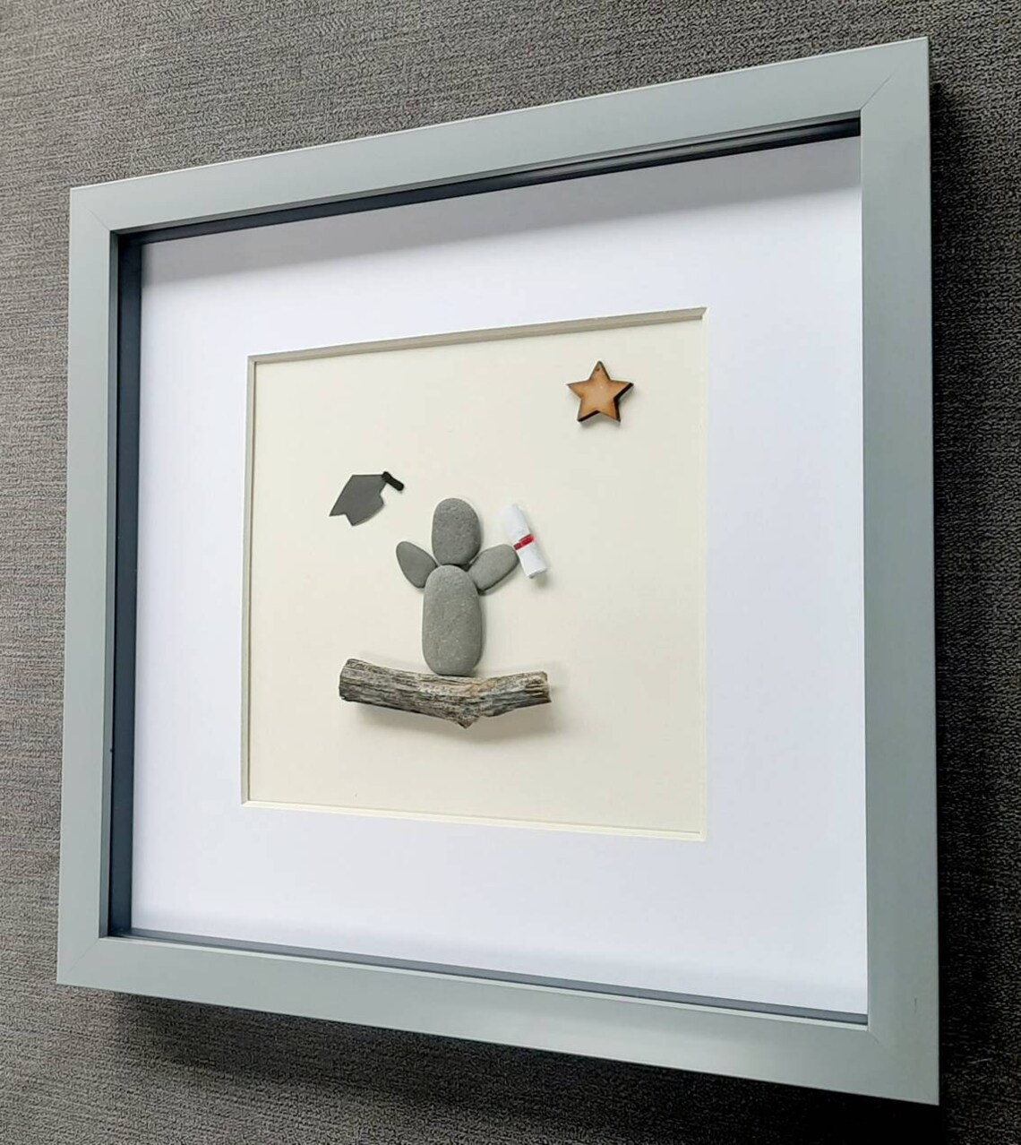 Pebble Art. Graduation Pebble Art. Graduation Gift. Framed - Etsy UK