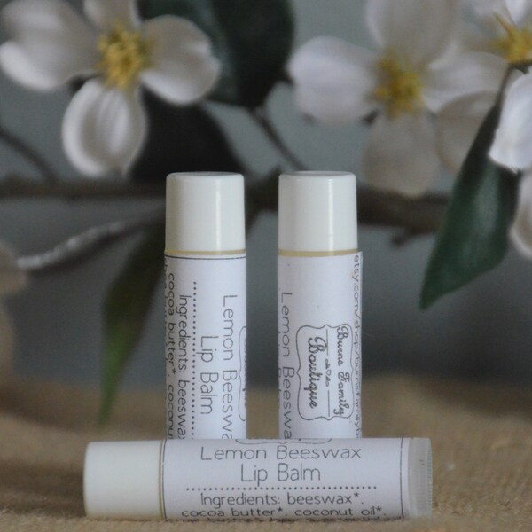 Lemon Balm Lip Balm Etsy