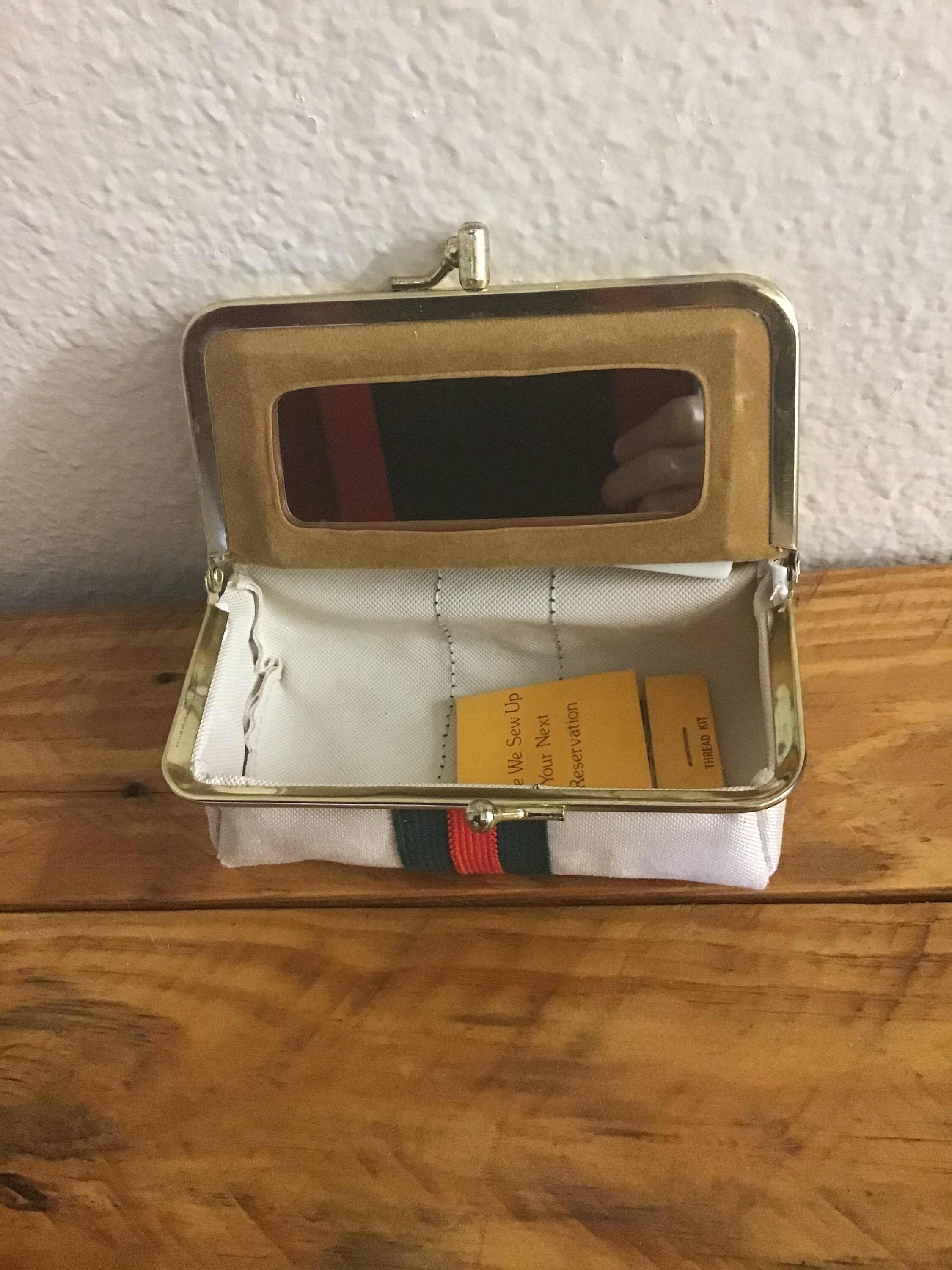 Vintage Canvas Sewing Kit Etsy