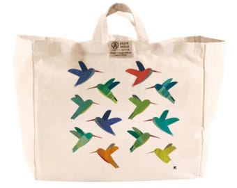 Hummingbirds Diaper Bag Organizer, Baby Changing Bag Insert, Stroller Bag for New Mom Gift, Baby Shower Gift