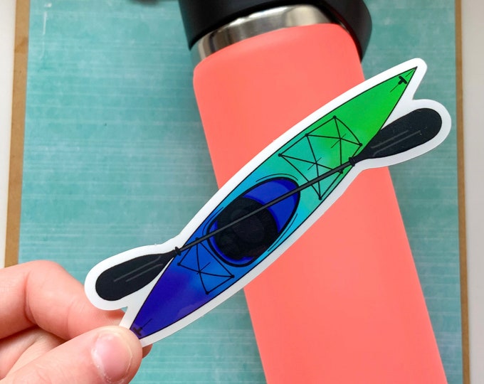 Kayak Sticker WATERPROOF Etsy