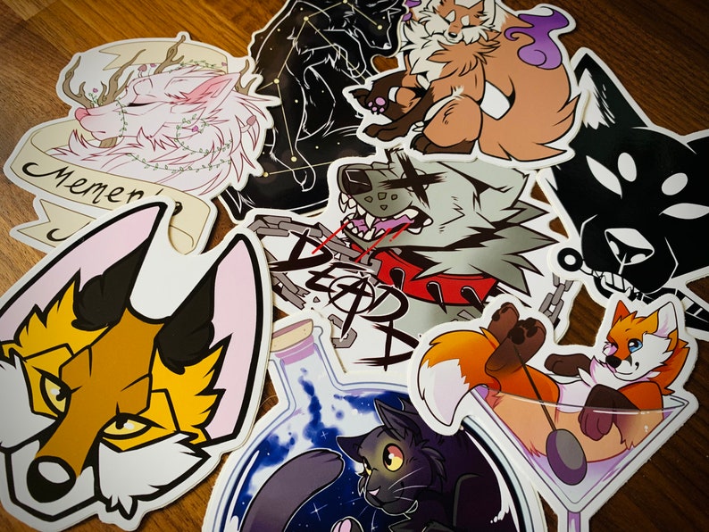 Wolf Vinyl Sticker Decal Gift Animal Stickers for Laptops Etsy