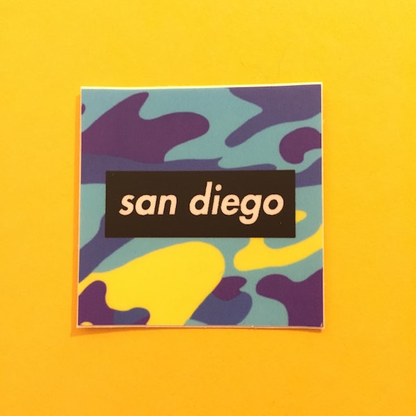 SUPREME San Diego stickers