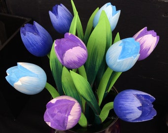 Wooden Tulips